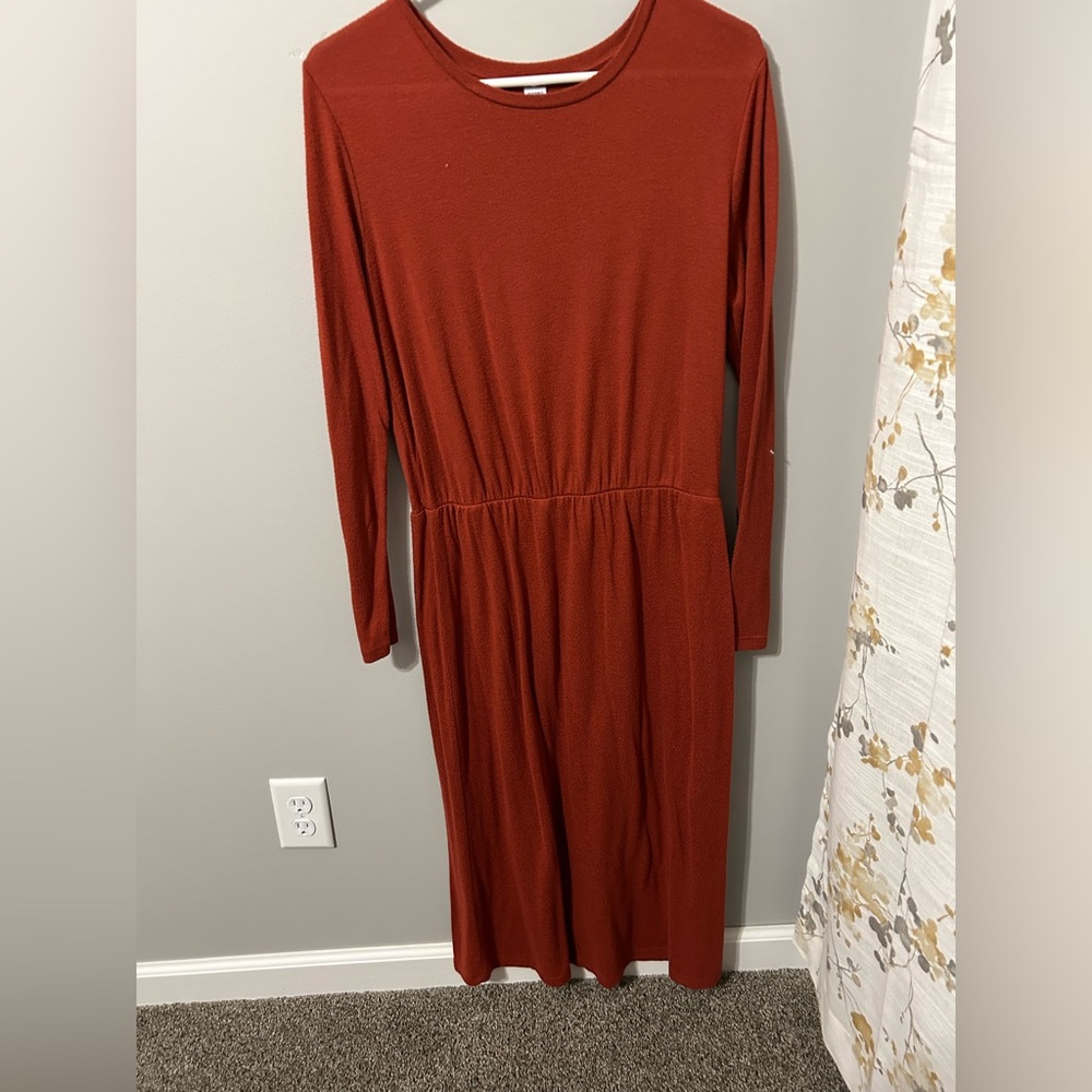 Old Navy Medium Burnt Orange Dress